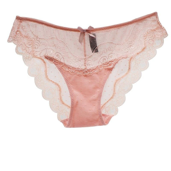 LACE PANTIES WITH BOW